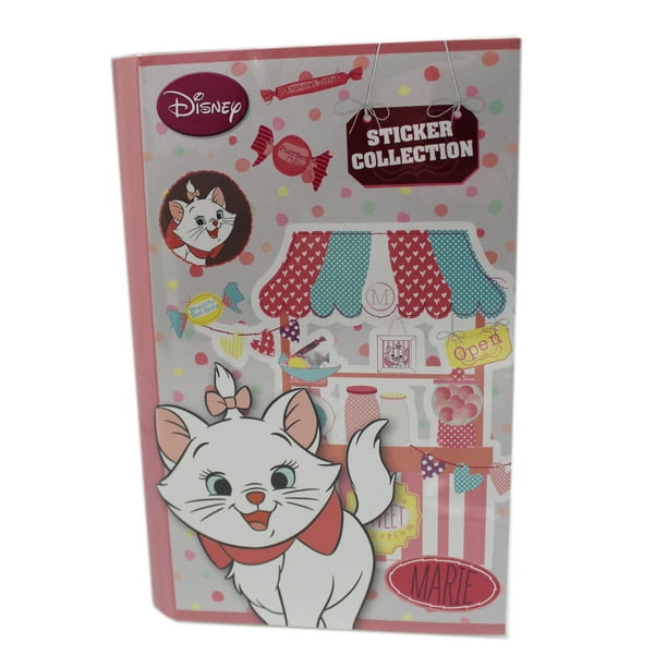 24 Mixed Aristocats Marie Large Sticky White Paper Stickers Labels NEW